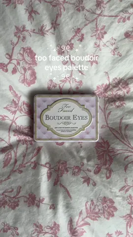 obsessed with the discontinued too faced palettes<3 product: boudoir eyes eyeshadow palette by @Too Faced 💘 #toofaced #toofacedcosmetics #toofacedmakeup #toofacednaturalpalette #toofacednaturaleyes
