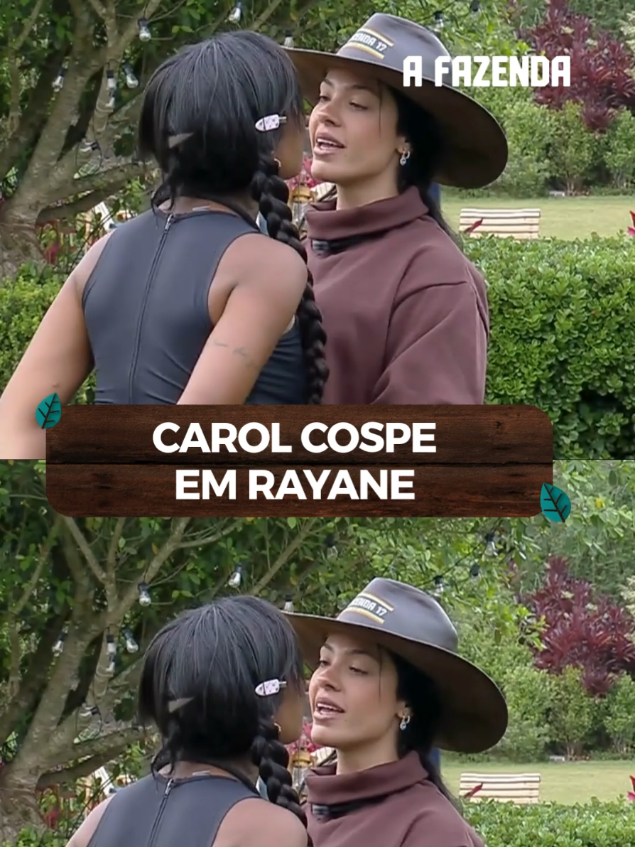 A manhã desta terça-feira (7) começou quente por aqui! 🔥 Carol e Rayane voltaram a discutir enquanto a miss bumbum cuidava da horta sob supervisão da Fazendeira. 🌱 O clima esquentou quando Carol cuspiu duas vezes na cara da rival enquanto trocavam ofensas. Eita! 😳 Acesse RecordPlus.com para assistir à transmissão 24 horas de #AFazenda com seis sinais exclusivos 🔥