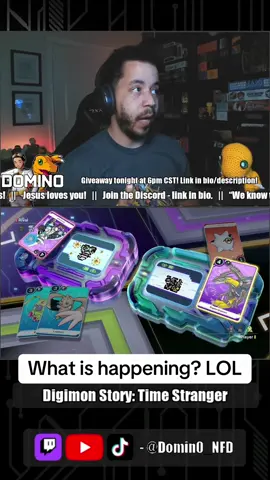 I have no idea what’s going on 😂 #digimon #digimonstorytimestranger #newgame #cardgame #funny 