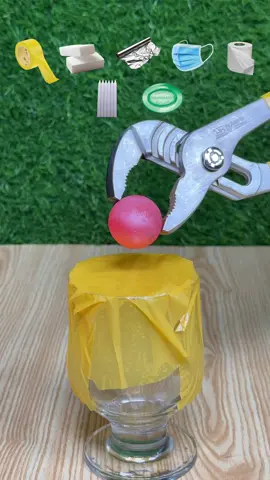 1000°C Red Hot Metal Ball VS Yellow Tape+Foam+Aluminium+Mask+Toilet Paper+Candles+Pear Soap#rhcb #asmr #experiment #Oddlysatisfying #usa_tiktok🇺🇸 