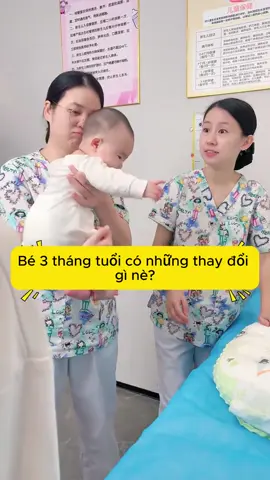 Bé 3 tháng tuổi thay đổi nhanh lắm 👶✨  
 Mẹ nắm được mấy điểm này 👉 chăm bé dễ hơn nhiều!
 #MẹoNuôiCon #Bé3Tháng  #PhátTriểnCủaBé  #ChămSócBé #NuôiConĐúngCách 