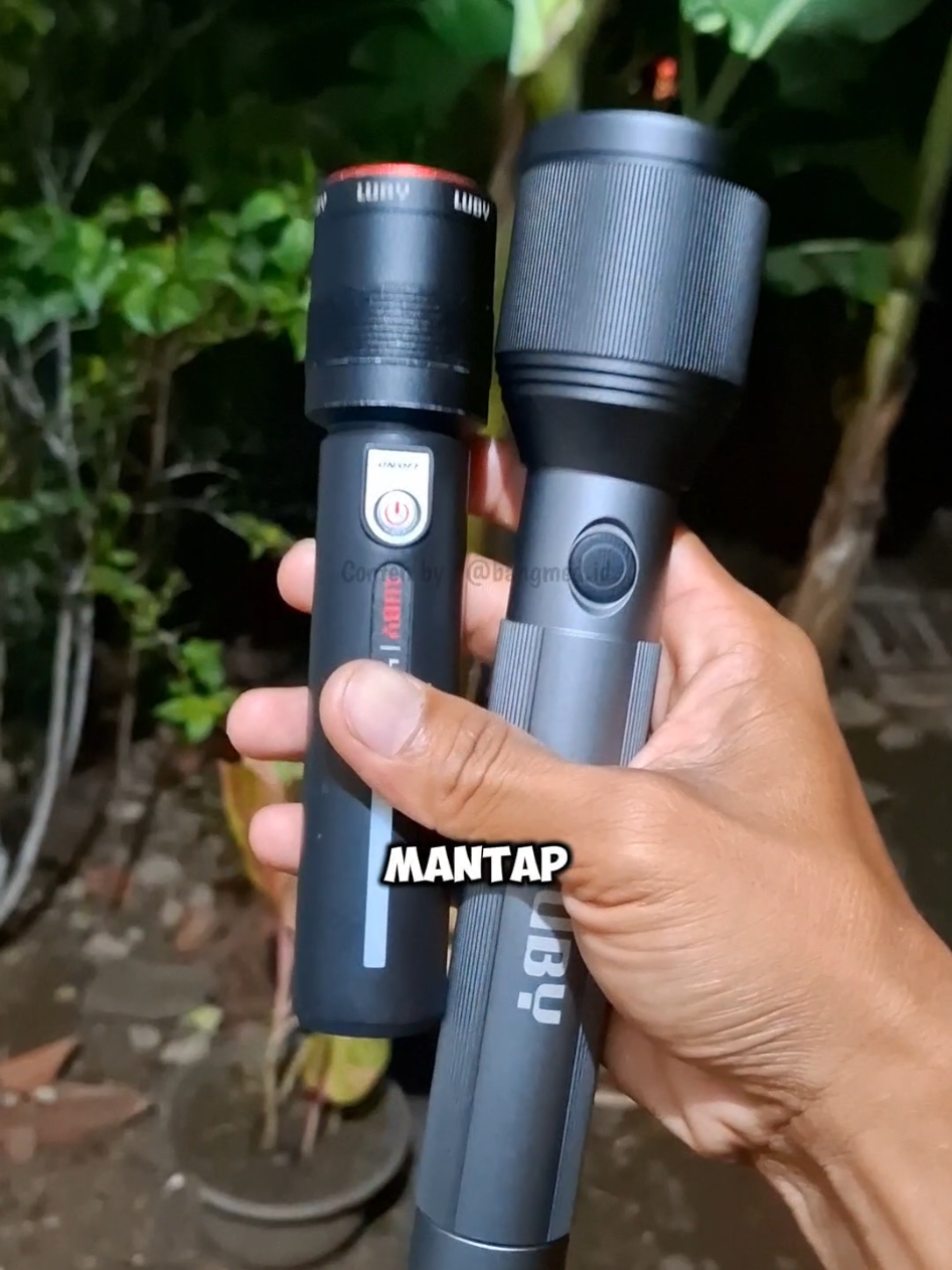 Membalas @arifiaofficial Senter luby yg 85W ga ada lawan cahaya nya guys #senter #sentersuperterang #senterled #senterluby 