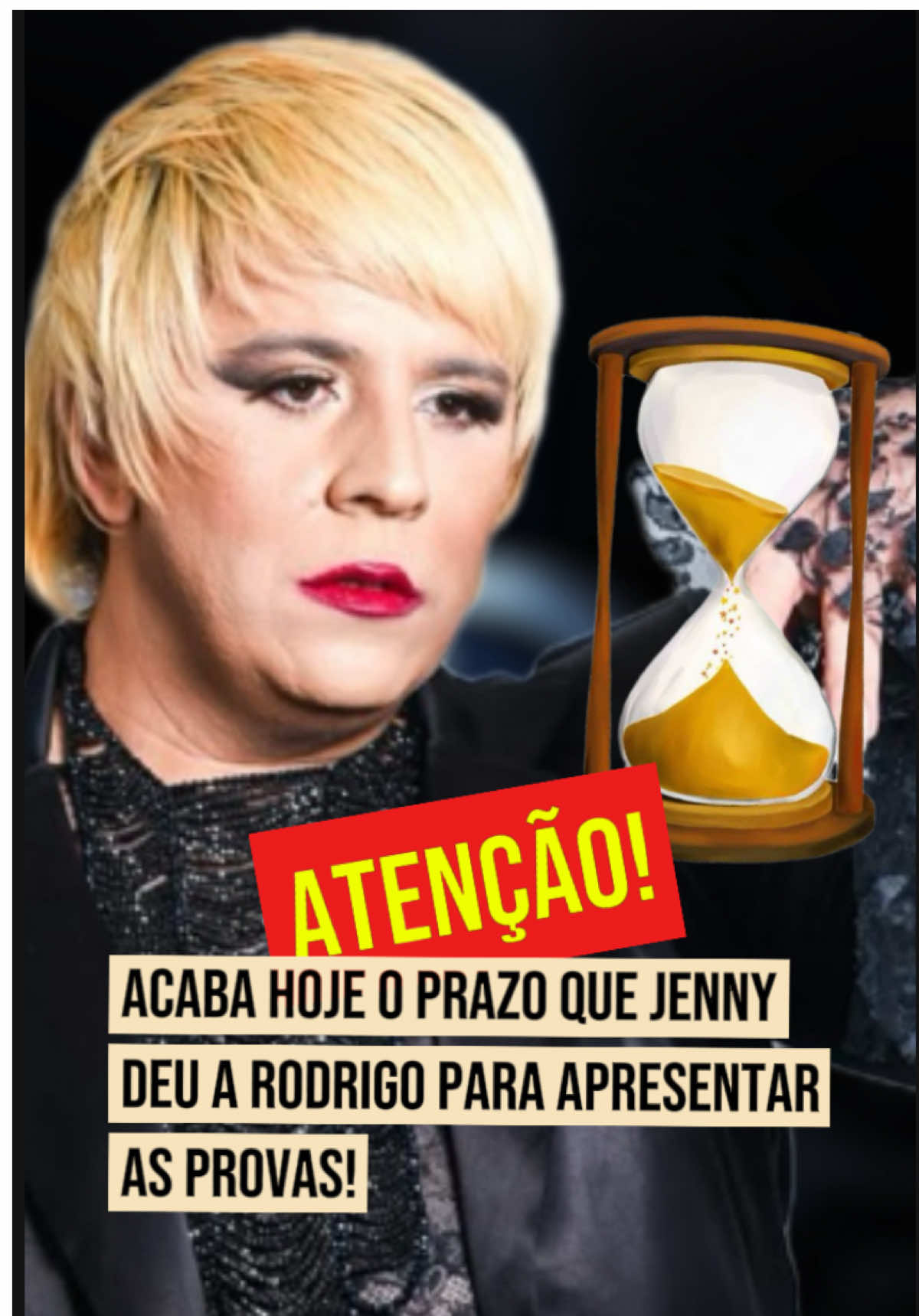 Acaba hoje o prazo que Jenny Prioli deu a Rodrigo apresentador para apresentar provas de que ela teria feito piada com o falecimento de sua tia! #jennyprioli #rodrigoapresentador #jenny #doll #tresdias 