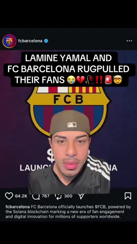 LAMINE YAMAL AND FC BARCELONA RUGPULLED THEIR FANS 😭💔🥀‼️🚨🤯 fc Barcelona launched a meme coin lamine yamal #realmadrid #madridista #madridismo #halamadrid #lamineyamal 