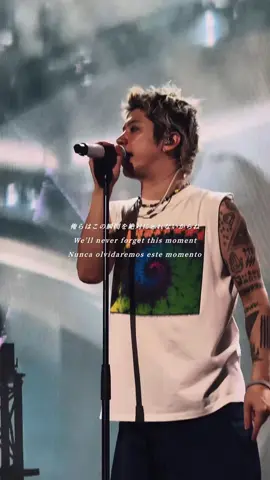 【再出発】世界を解毒せよ— This song is called『We are』 大阪と同じメッセージと入りで泣ける😭😭 #oneokrock #ワンオク #detox #madrid #weare 