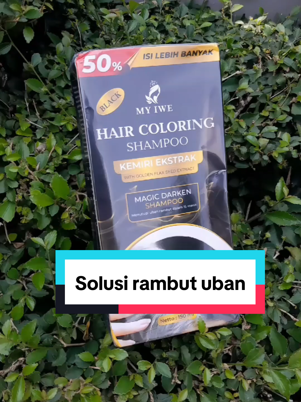 Cepat Nutup Uban – MYIWE Shampoo Hitam alami ✨ Rambut sehat ✔️ Aman BPOM 💯 Cobain deh 😁👍 #MYIWE #ShampooUban #RambutHitam #solusirambutuban #perawatanuban 