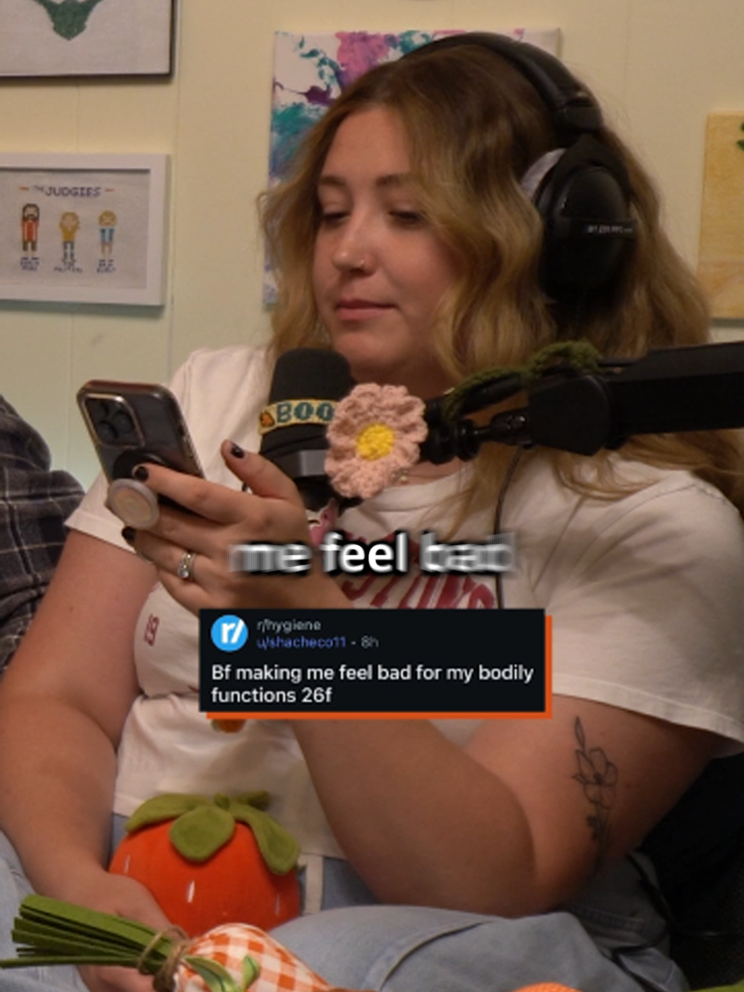My Boyfriend HATES my bodily functions! Is this a line too far? Let us know over on our full episode, episode 278! #podcasts #judgiespod #reddit #storytime #podcaststories