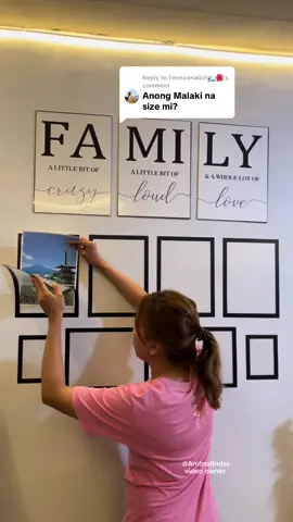 Replying to @I'mmoanaGirl🌊🌺 A4 po ✨ #magneticwallframe #magneticdisplayframe #selfadhesiveframe #pictureframe #wallframe 