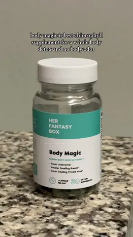 body magic is packed with chlorophyll which is known for deodorizing and detoxifying your body! #chlorophyll #chlorophyllbenefits #bodymagic 