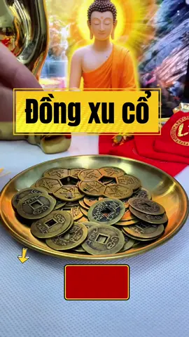 Đồng xu cổ, vật phẩm phong thuỷ xua đuổi tà khí, đón nhận vận may [TẶNG TÚI NHUNG LỘC] #xungude #dongxuamduong #phongthuytamlinh #xuhuong #dongxungude 