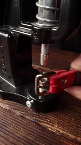 Crafting leather handcuffs by hand – sleek, strong, and made for that spicy vibe 🔥🖤 #leathercraft #handmadegear #leathercuffs #nightvibes #DIYstyle