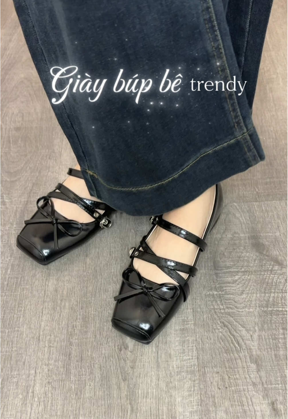 Giày Bệt Búp Bê 3 Dây Chéo #giaybupbeda #giaybupbexinh #giaydebetdabong  #giaydepnu 