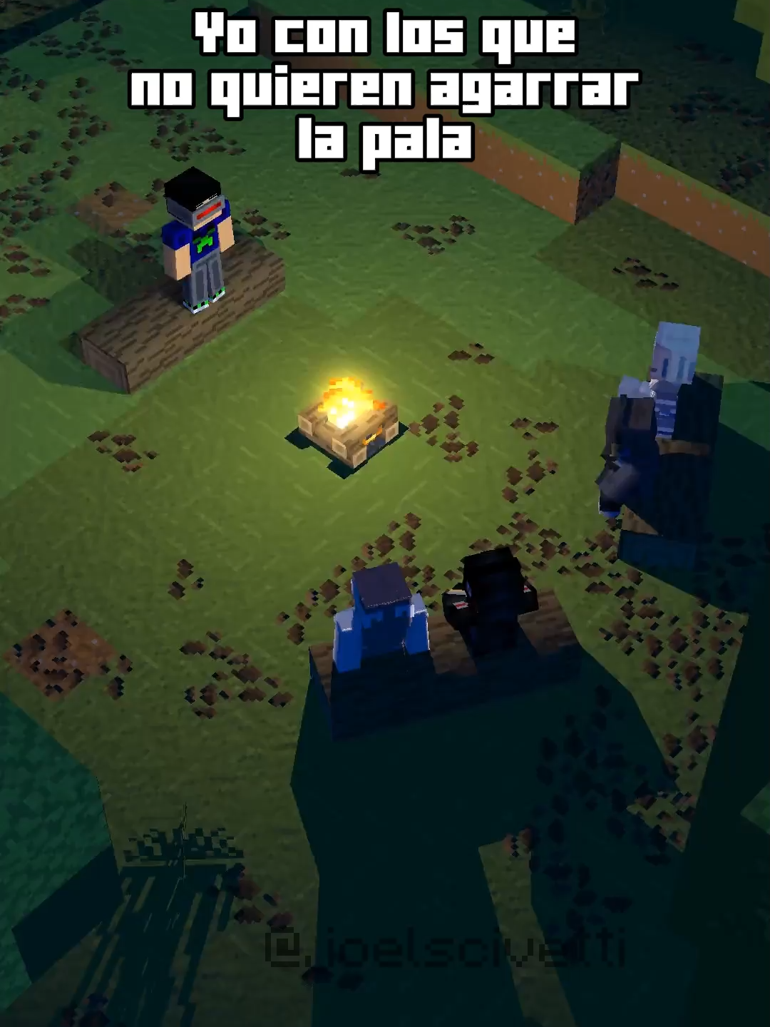 Agarren la pala muchachos, agarren la pala XD #joelscivetti #humor #Minecraft #mineimator #minecraftanimation #animation #animacion #minecraftmemes #paratí #foryoupagе #fyp #gaming