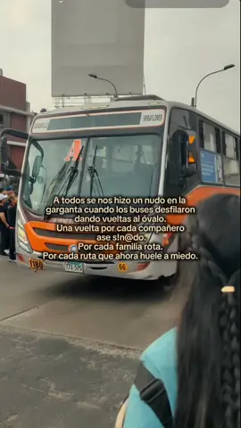 Qué doloroso es tener que protestar para simplemente poder trabajar y vivir.  #ParoDeChoferes #paronacional #marchaperu #protestasperu #Perú 