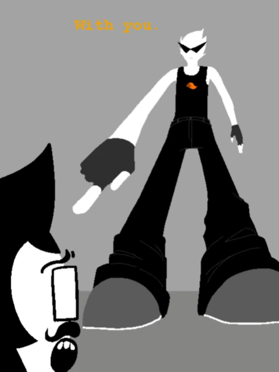 the meat epilogue basically #homestuck #dirkjake #dirkstrider #jakeenglish 