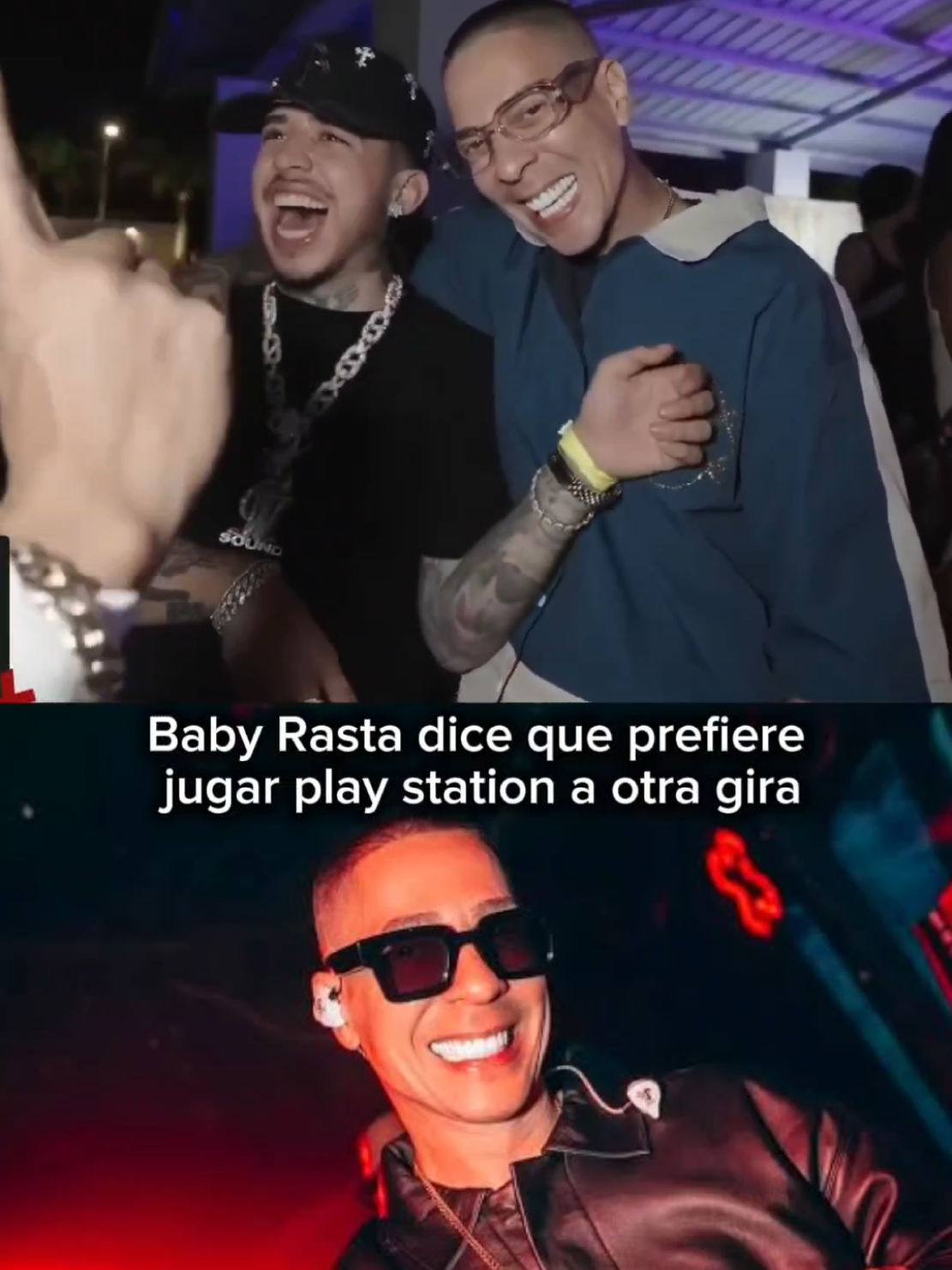 Baby Rasta y westcol hablando en la fiesta de cumpleaños de Tito el Bambino. baby Rasta dice que prefiere jugar play station #musica #puertorico  #babyrastaygingo #reggaetonoldschool #colombia 