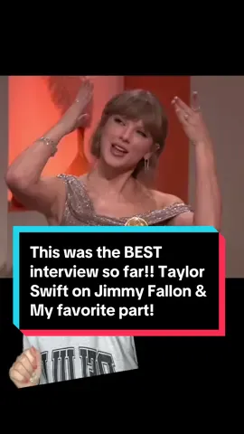This was the BEST interview so far!! Taylor Swift on Jimmy Fallon & My favorite part! #taylorswift #traviskelce #taylorswifttraviskelce #taylorswiftinterview #hilarious @Taylor Swift @Travis Kelce 
