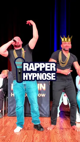 Rapper Hypnose 🎤😳 #rapper #hiphop #hypnose #show (Inhalt Auszug aus unseren Shows)