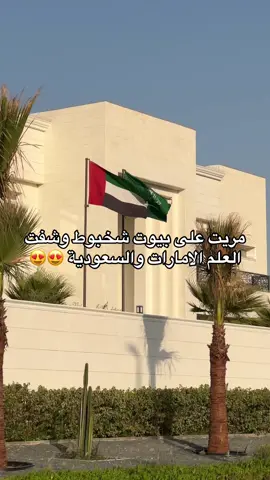 نعم الإمارات والسعودية مختلفين على  ‏من يحب الثاني أكثر  ‏و اتفقوا انهو🇸🇦 اكثر ونحن 🇦🇪 اكثر 🤍🇸🇦🇦🇪 #fbyツ #explor #uae #ksa 