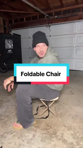 Who needs this chair? So clutch when there's no place to sit! Baseball games, in line for festival tickets, these foldable camping stools are such a life hack #foldablechair #shoulderbag #portablechair 