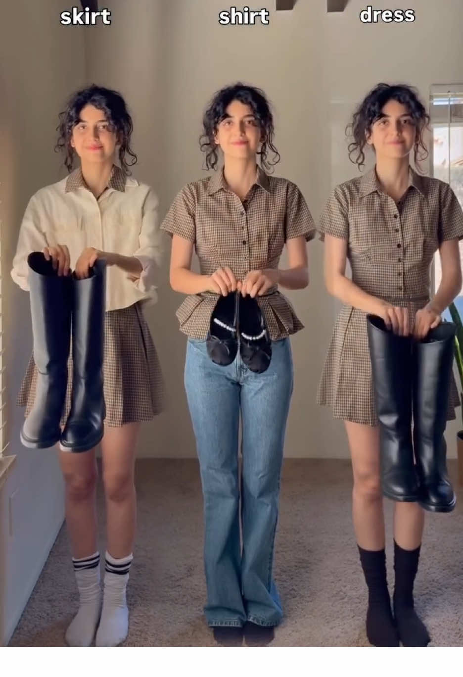 Which look is your fave?✨ @Rara wears everything #styling 