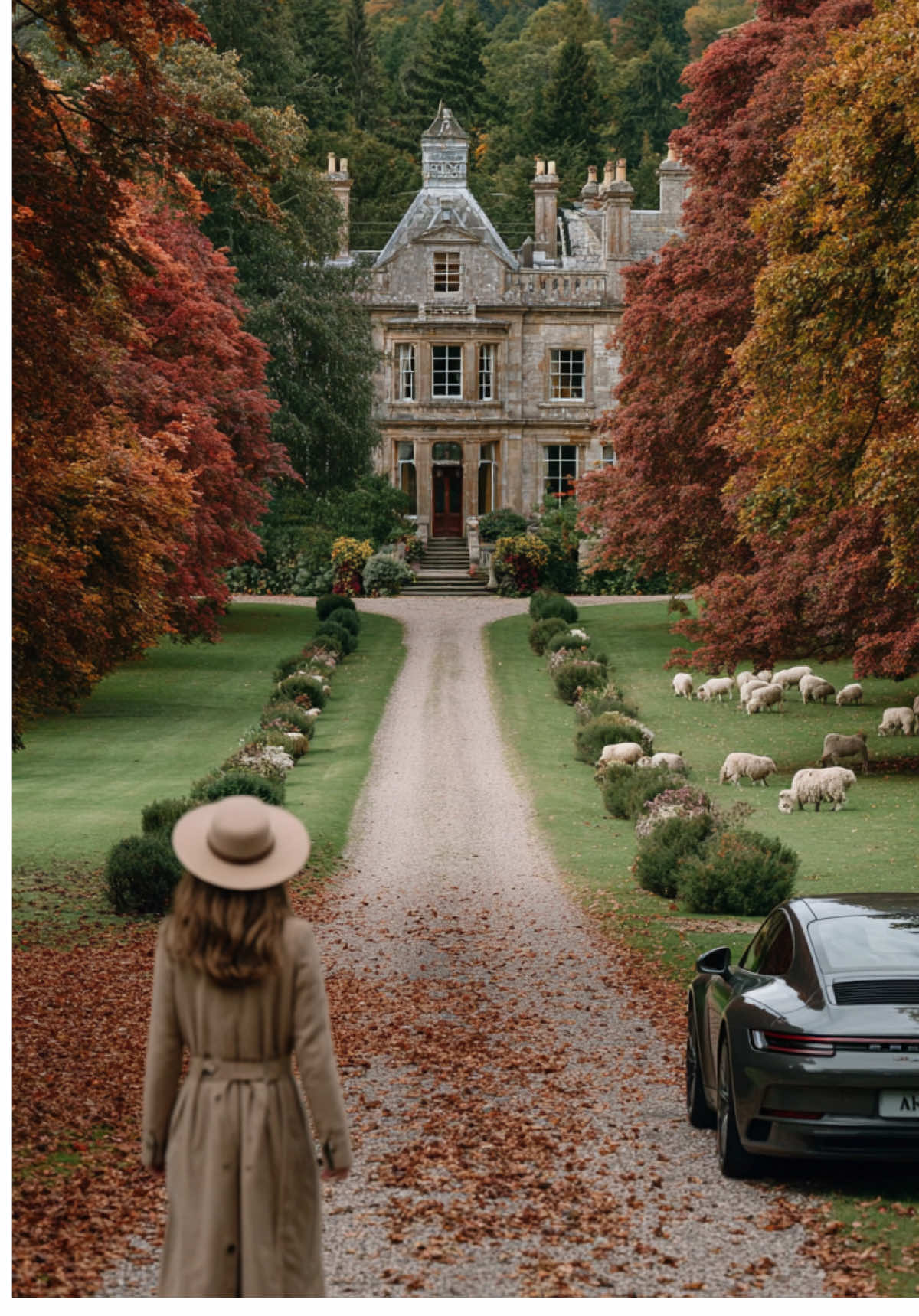 Autumn called — said she’s moving to the English countryside permanently 🍁  Locations: - Castle Combe streets  - Stockford Lodge in Dorset  - The Peak District 🇬🇧☕️ #Autumnvibes #visitengland #countryside #autumn #england  