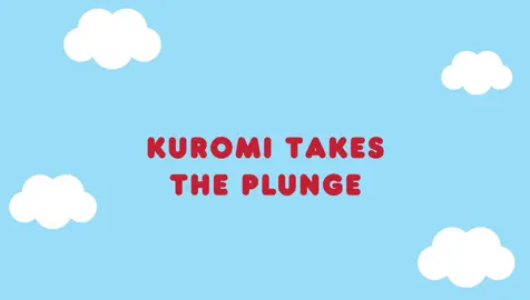 kuromi takes the plunge #hellokitty