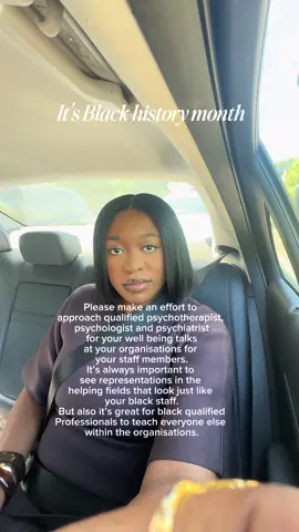 Black history month means celebrating culture, education and historical contexts. Let’s support eachother 🤎 #psychology #therapy #therapytiktok #talks #blackhistory 