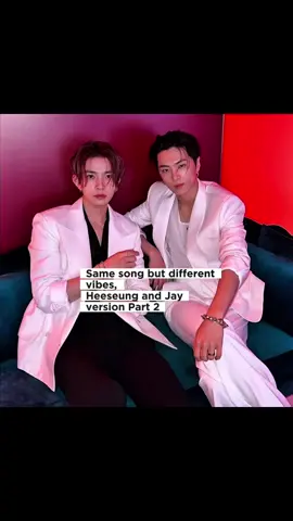 This video was not made to bring down Heeseung or Jay, but instead I really admire the differences between them. Both Heeseung and Jay have their own characteristics, the differences between them make the beautiful colors in each of their songs like a rainbow which would look normal if it were only one color but would look beautiful if it were colorful. So let's appreciate them together🫶🏻🫶🏻 #jay #heeseung #enhypen #voice  #CapCut 