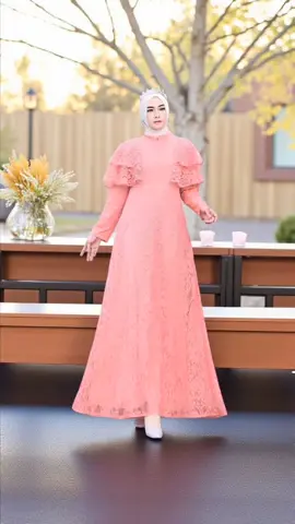 Vannamille id Gamis Maxi Camila Full Brukat Tulang Sleting Depan Busui Friendly Model Tangan Rumbai Susun Dua Layer Dress Panjang Wanita Seragam Pernikahan OOTD Kondangan Remaja dan Dewasa Pinggang Karet Leher Shanghai #ootdfashion #racuntiktok #pakaianwanita #gamis #gamisbrukat 