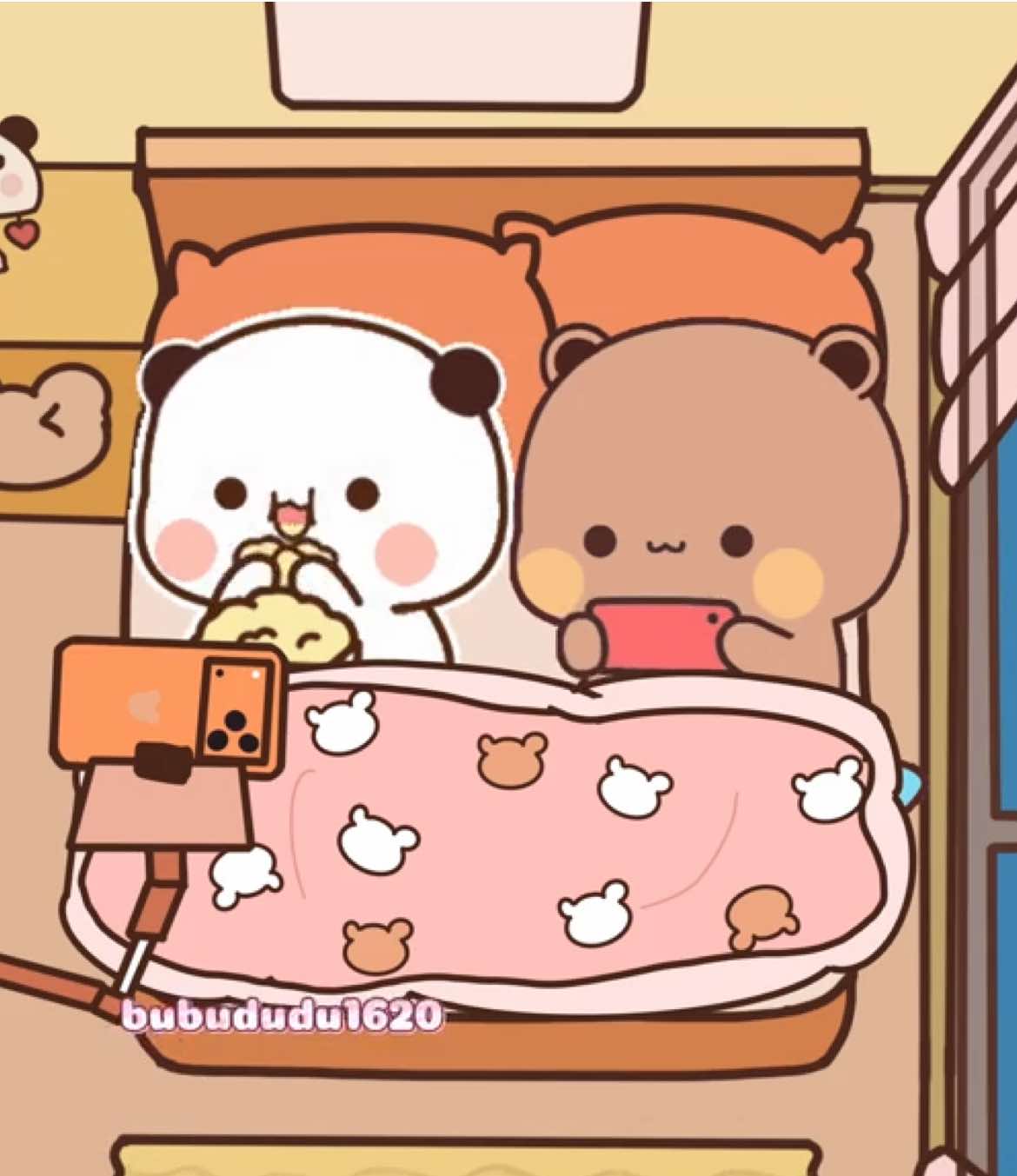 Buổi tối bình yên của nhà Gấu 🥰 #bubududu #一二布布 #bubu #fyp #xh  
