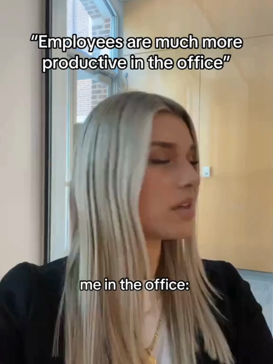 They said I’d be productive here. I’ve mastered gossip, toilet breaks & lunch debates. Work-life balance? More like work-lunch balance. 📹 Credit: @1corporatemillennial 👉 Follow for more workplace reality checks. #OfficeHumor #HybridWork #WorkLifeBalance #HeidiAI #Productivity #Aitools