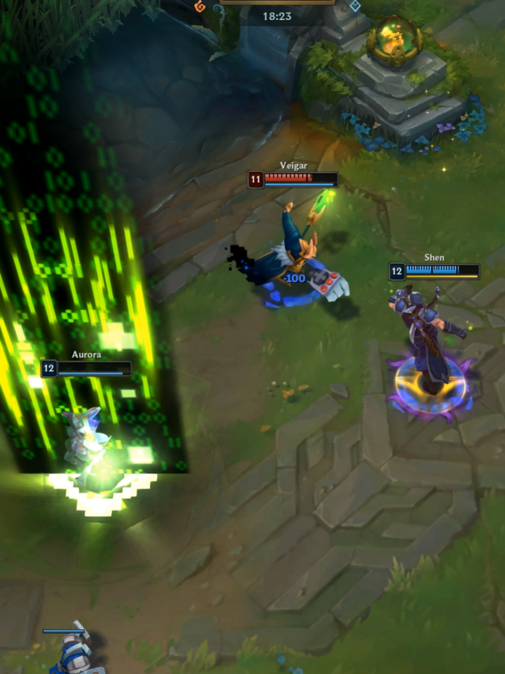 bro thought he got me, AAs are for the weak #lol #leagueoflegends #lolmemes #leagueoflegendsmemes #leaguetok #rankedplay #aurora #veigar 