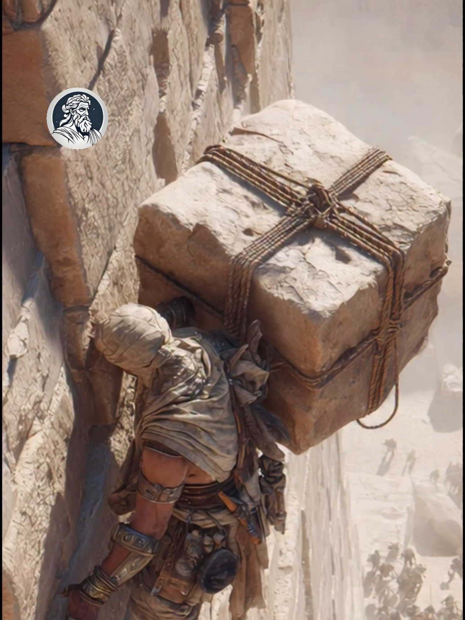 HOW THE PYRAMIDS WERE MADE #cadamitologia #fyp #giants #desert #ai #egypt #pyramids #alien