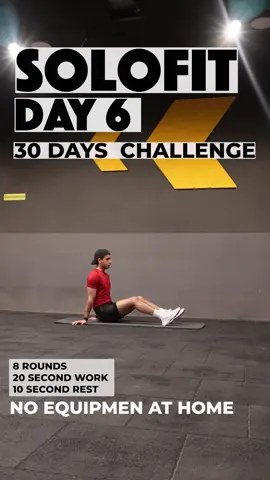 Solofit fat burning challenge day 6 ✅ #30daychallenge #30dayhomeworkoutplan #squatchallenge #workoutchallenge #trending 