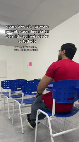 Tu é doooido, era melhor ter dormido msm . . #estudos #estudante #faculdade #prova #dormir 