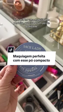 Maquiagem perfeita com esse pó compacto 