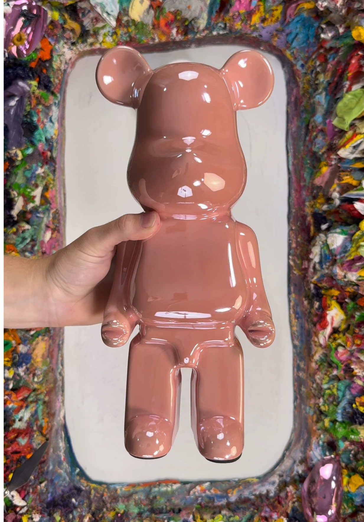 Ceramic Bear (Color Match) #art #colortheory #asmr #artistsoftiktok #painting 