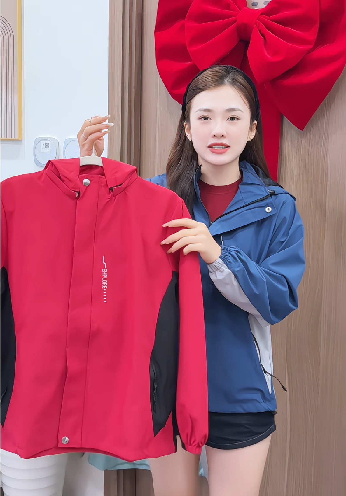 Áo Gió Phối Màu 2 Lớp,Phủ Nano