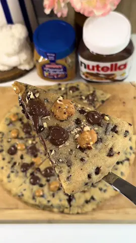 Cookies pizza xxl 🍪😋 #cookies #chocolate #recette #EasyRecipe #recettefacile 