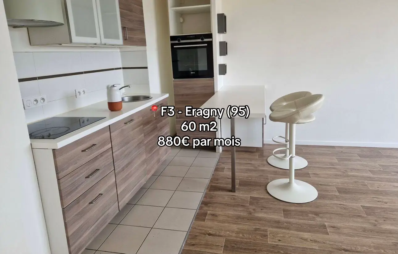 F3 - Eragny (95) 60 m2 880€ par mois