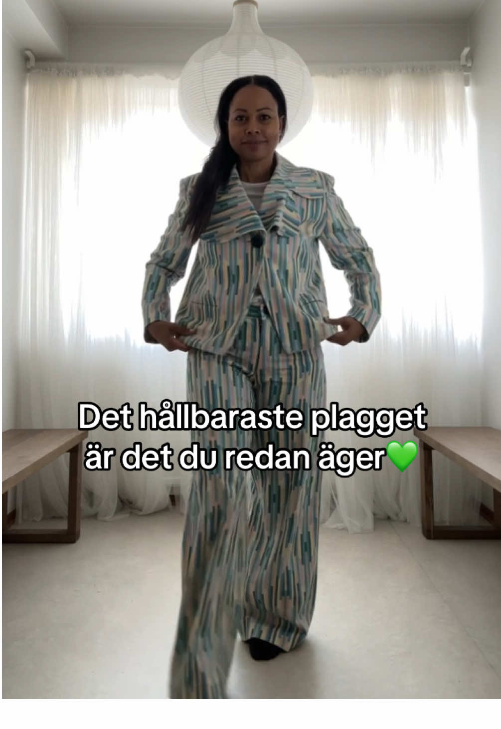 Slow fashion > fast fashion!  💚✨😍 #sverige #foryou #foryourpage #fyp #slowfashion 