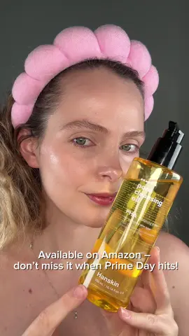 Say goodbye to clogged pores 👋 This oil cleanser melts everything even stubborn blackheads ✨  20% off on AMAZON prime day @Hanskin  #hanskin #amazonprimeday #kbeauty #cleansingoil #cloggedpore