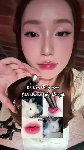 Màu lưỡi thỏ tôi tìm kiếm bấy lâu nay 🐰🐇🐇 #bunnytongue #gloss #timephoriavn #CapCut 
