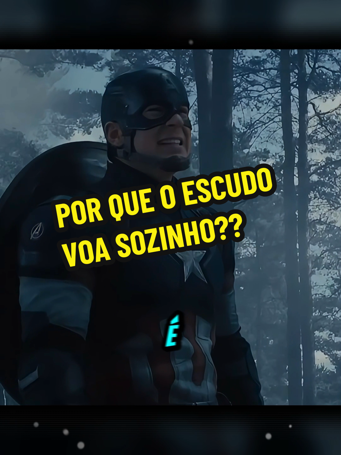 Por que o escudo do capitão América voa sozinho ?? #marvel 