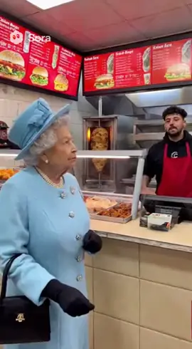 The AI Queen orders a munchbox in a Scouse takeaway  2  #teaandbiscuit #liverpool #scouse #sora2 #ai 