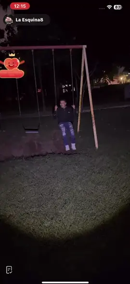 le jalo el columpio ☠️