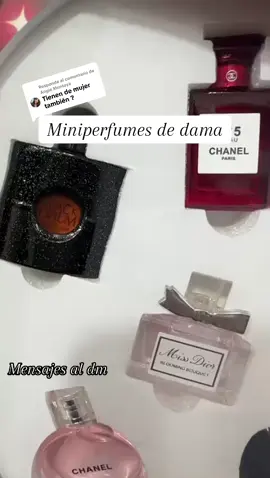 Respuesta a @Angie Montoya MiniPerfumes de dama se van como pan caliente #perfumes #miniperfumes #perfumesdemujer #perfumesvirales 