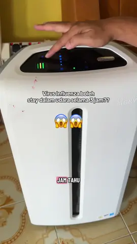 Patut la sorg je demam, tapi berjangkit2 satu rumah #atmospheresky #penapisudara 