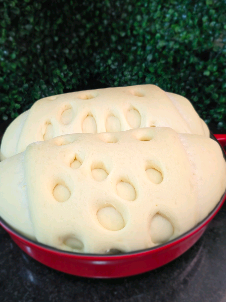 🫧 O Segredo Que Faz a Massa Crescer e o Pão Ficar Fofinho!😍 Você já ouviu falar em pão com vinagre? 🥖 Pode parecer estranho, mas esse é o truque das padarias pra deixar a massa super leve, crescer muito e ficar com aquele sabor incrível que derrete na boca! 😋 --- 🌾 Ingredientes Mágicos 🥣 500ml de água morna 🍞 10g de fermento seco (ou 15g de fermento fresco) 🥚 1 ovo inteiro 🍬 5 colheres de açúcar 🫒 85ml de óleo 🥤 2 colheres de vinagre de álcool (✨ o segredo da leveza!) 🧂 1 colher (sopa) rasa de sal 🌾 1.200kg de farinha de trigo — adicionando até a massa ficar lisa e parar de grudar nas mãos ✋ --- 📢 Quer aprender mais receitas incríveis de pães caseiros gigantes e fofinhos? 👉 Adquira já meu E-BOOK exclusivo com as TOP 10 RECEITAS DE PÃES CASEIROS por apenas R$ 9,90 💖 📲 É só clicar no link do perfil e garantir o seu agora mesmo! --- 💬 Gostou dessa dica? Salva ✅ Curte ❤️ Comenta ✍️ “Quero mais receitas assim!” Compartilha 🔗 com quem ama um pão fofinho feito em casa! --- #pãocaseiro #massaperfeita #pãofofinho #receitasfaceis #receitadodia 